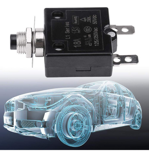 Disyuntor Manual 18a Interruptor Térmico Protector De Sobrec