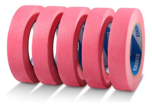 Pink Painters Tape,1 Inch X 60 Yards X 5 Rolls (300 Yar...