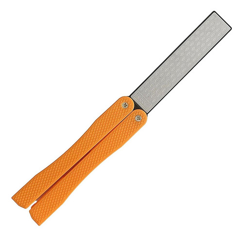 Afilador De Cuchillos De Bolsillo Portátil Naranja