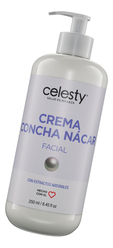 Crema Concha Nácar 250ml Celesty® Aclarante Cicatrices Paño
