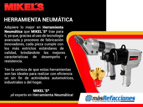 Pistola Impacto Neumatica 3/4 Con Dados Mikels