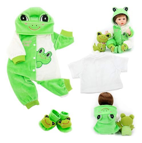 Set De Ropa Para Muñecas Reborn Aori De 20 A 24 Pulgadas Con