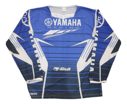 Conjunto Moto Cross Gama Yamaha Racing Azul Con Negro Rpm