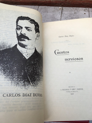Carlos Díaz Dufóo, Cuentos Nerviosos. Padre Mercader | MercadoLibre