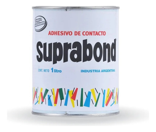 Adhesivo Suprabond De Contacto Sin Tolueno - Lata 1 Litro