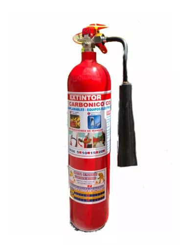 EXTINTOR CO2 DIÓXIDO CARBONO IMPLESEG 15 LBS - Implementos de seguridad  industrial y bomberil, extintores