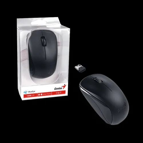 Mouse Inalámbrico Genius Nx-7000x Wireless 2.4ghz Negro