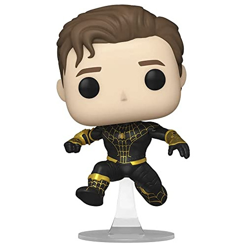 Funko Pop Marvel's Spiderman No Way Home: (negro/oro) 4wbpj