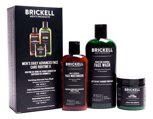 Brickell Daily Advanced - Rutina Ii De Cuidado Facial Para .