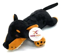 Comprar Juguete De Peluche Negro Y Marron Para Perro Doberman