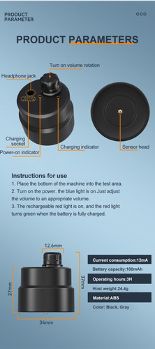 Detector Portátil De Fugas De Agua Detección De Fugas De Agu