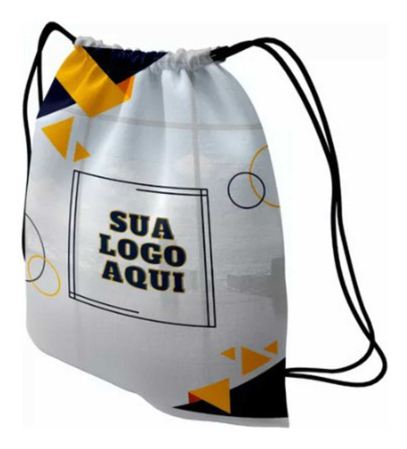 Kit C/ 50 Mochilas - Sacochilas Personalizadas C/ Logomarca