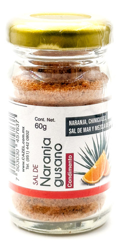 Sal De Gusano Con Naranja 60gr