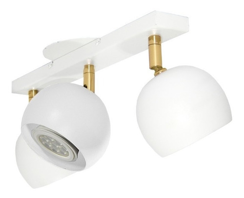 Imagen 5 de 10 de Lampara Barral Aplique Techo Moderna Led 3 Luces Living Can