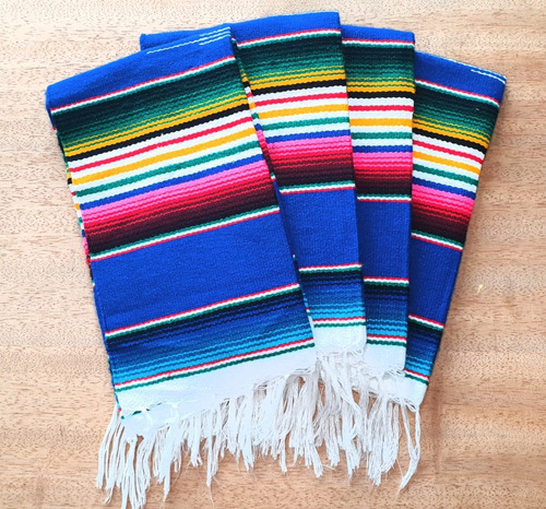 Jogo Americano Manta Mexicana De Tear Kit Com 4 - Varal
