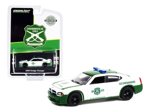 Auto Greenlight Carabineros De Chile 2006 Dodge Charger 1:64