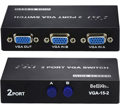 Beelion 2 Port 15 Pin Female(2 Vga In/1 Vga Out) Vga Switch 