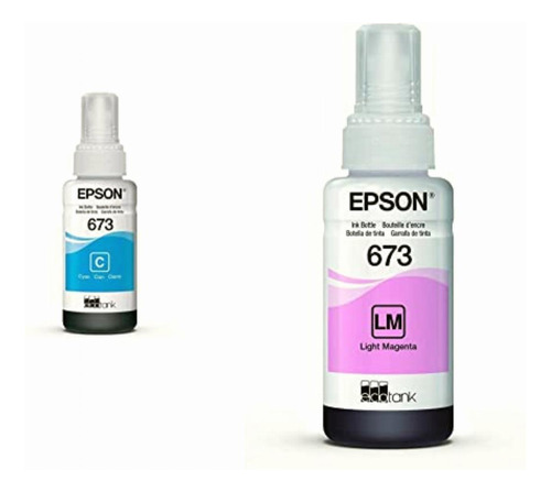 Epson C13t673220 Cartucho De Tinta Color Cyan Para L800,