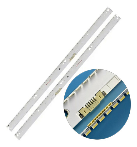 2 Tiras Con 58 Led Compatible Para Un49mu6400f Un49mu6400