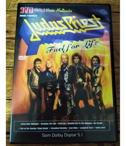 Dvd Judas Priest Fuel For Life Living After Midnight