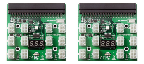 2 X Breakout Board, 12 Puertos, Pantalla Led De 6 Pines, Fue