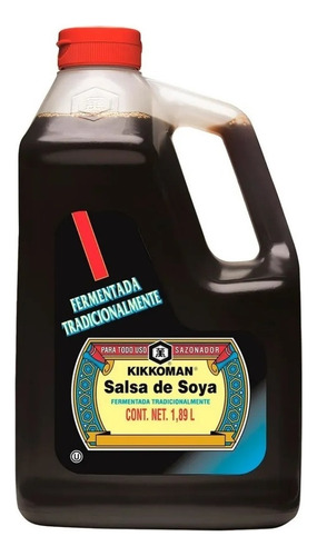 Salsa Soya Kikkoman Tradicional 1.89 L Sin Conservadores
