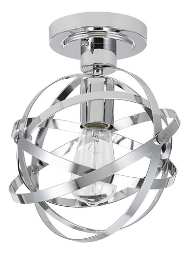Orbe metálico de 1 luz de Catalina Iluminacion 20666 001