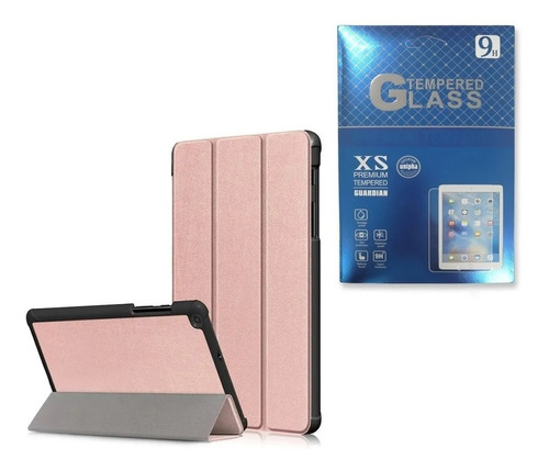Vidrio + Funda Smart Cover Para Tablet Samsung Tab A8 T295