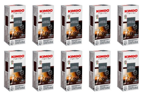 100 Cápsulas Kimbo Espresso Intenso Compatibles C/nespresso