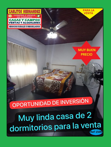 Ref 1509) **  V - Oportunidad De Inversión Otra Muy Linda Casa De 2 Dormitorios Para La Venta En San José