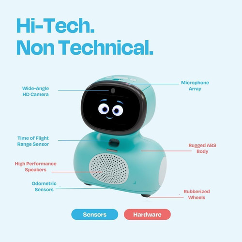 Miko Mini: Robot Ai Para Niños, Color Azul