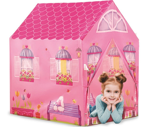 Barraca Infantil Meninas Tenda Casinha Fácil Montagem