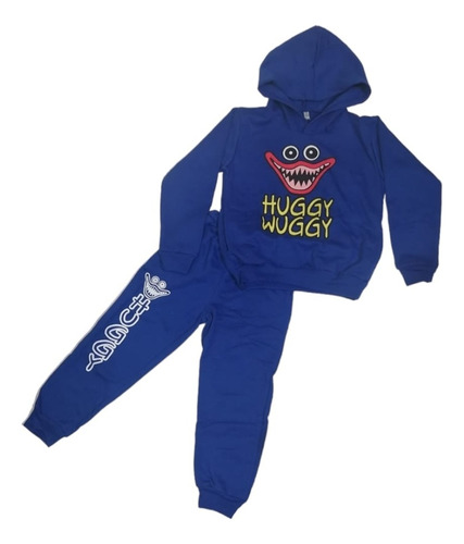 Buzo Estampado Huggy Wuggy Niño Niña Conjunto Gamer