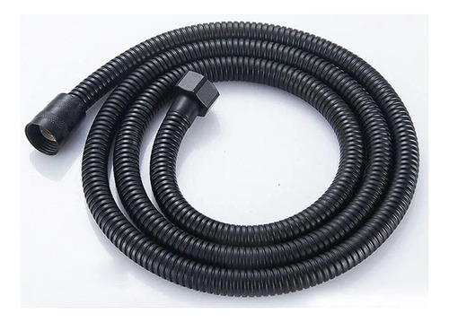 Moderna Cuadrado Columna De Ducha Negro Mate 3 Funciones