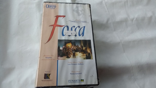 Fosca Ópera De Antônio Carlos Gomes Vhs Dupla Nova Funarte