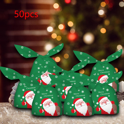 New! 50 Bolsas De Regalo De Navidad Para Regalo De Navidad