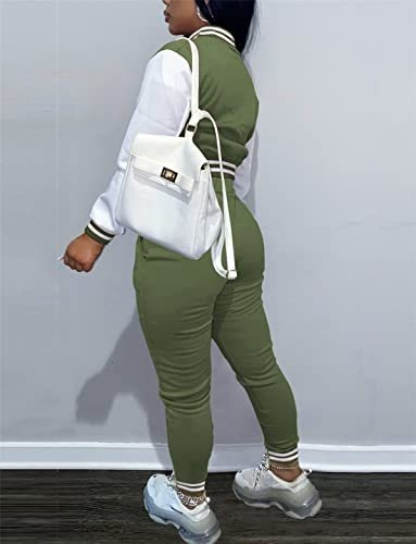 Chica 2 Piezas Traje Varsity Chaqueta De Béisbol Lvm8x