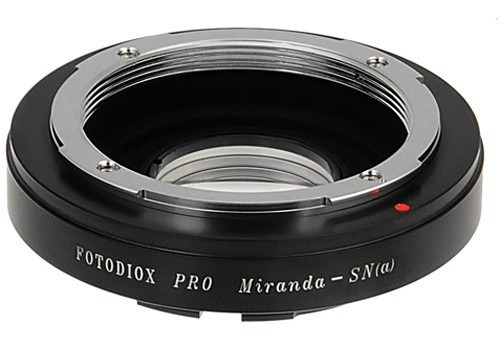 Foadiox Pro Lens Mount  Para Miranda Lens A Sony A Mount Cam