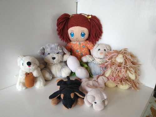 Set De 7 Peluches Variados Animales