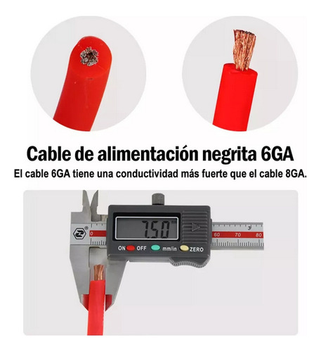 Kit Instalacion Cable Rca Amplificador Audio Auto 8ga