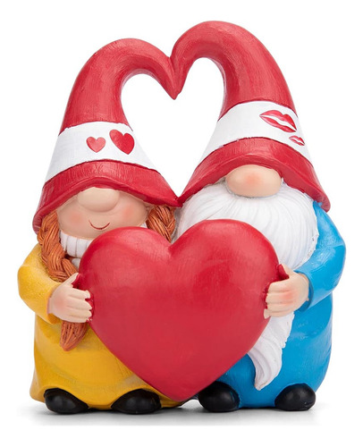 Figura De Gnomos De San Valentín Para Decoración De Mesa Lov