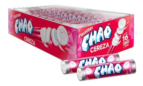 Pastillas Mentoladas Chao/cereza - Caja X 16 Und Display