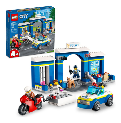 Lego City Police Station Chase 60370, Set De Juego Con Coche