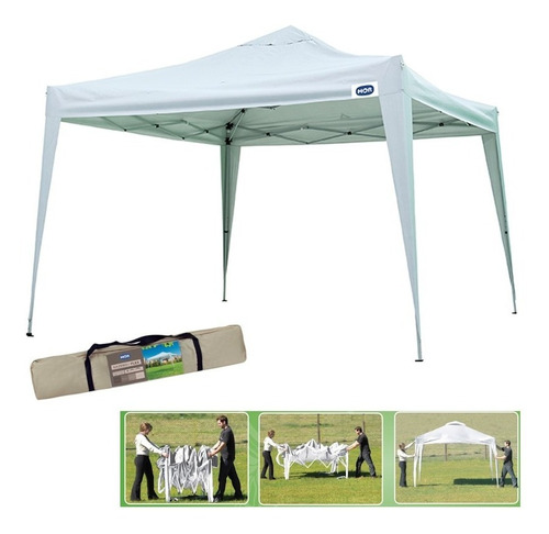 Tenda Gazebo Articulado X-flex 3x3 Branco Sanfonado Alumínio