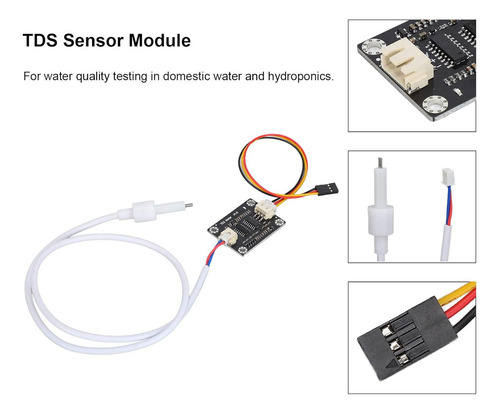 Sensor Tds Conductividad Agua Compatible Con Arduino