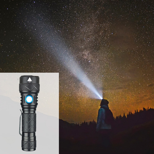 Linterna Z New Strong Light Con Carga Usb, Largo Alcance 756