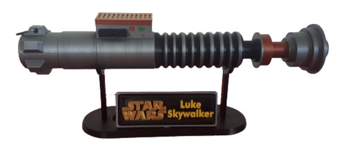 Sable De Luz Star Wars Luke Skywalker Con Base 3d 