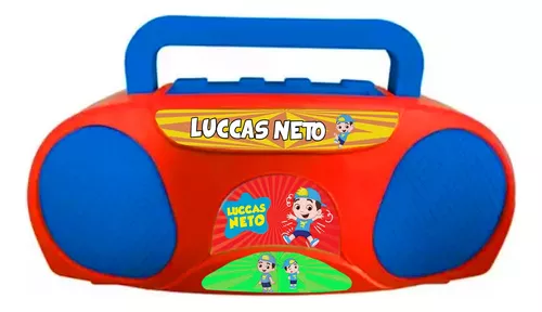 Brinquedo Infantil Luccas Neto Microfone Pedestal Luz Som Ajuste de Altura  Karaoke Crianca Musica - Baby&Kids