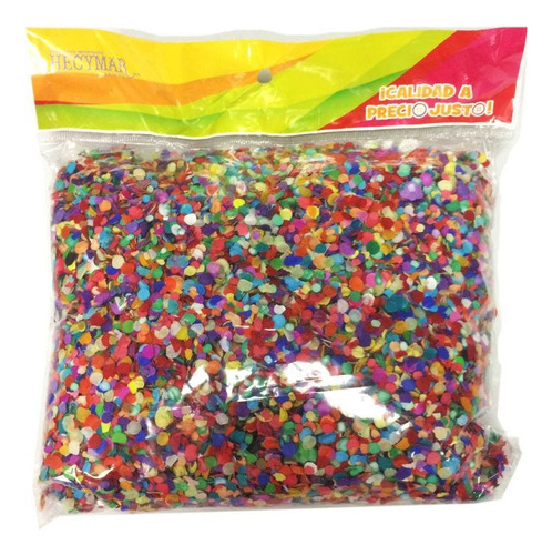 6pzas Confetti Mini Multicolor Hecymar Bolsa 300 Gms.
