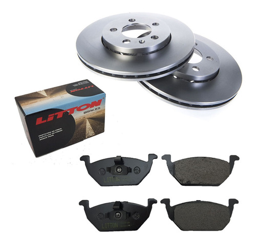 Kit Discos Y Pastillas Vw Fox Suran Golf Iv 1.6